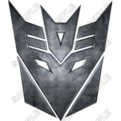 Decepticon  Logo  Transformers T Shirt Iron on Transfer Decal ~#9