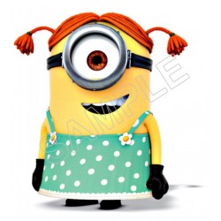 Despicable Me Minion Girl  T Shirt Iron on Transfer Decal ~#8
