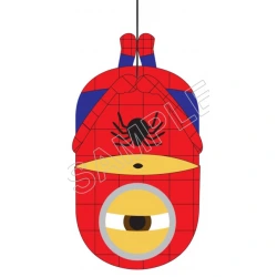 Despicable Me Minion Spider Man T Shirt Iron on Transfer  Decal  ~#16