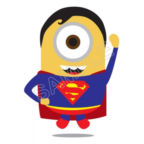  Despicable Me Minion SuperMan T Shirt Iron on Transfer  Decal  ~#10 by www.topironons.com