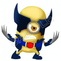 Despicable Me Minion Wolverine T Shirt Iron on Transfer  Decal  ~#18