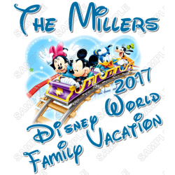 Disney Disneyland Vacation Cruise  Personalized  Custom  T Shirt Iron on Transfer Decal ~#2