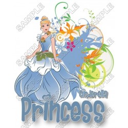 Disney Princess Cinderella T Shirt Iron on Transfer Decal ~#21
