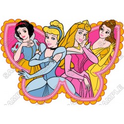 Disney Princess T Shirt Iron on Transfer Decal ~#25