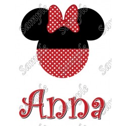 Disney Vacation  Minnie Mouse  Personalized  Custom  T Shirt Iron on Transfer Decal ~#201