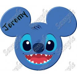 Disney  Vacation Stitch Custom  Personalized  T Shirt Iron on Transfer Decal ~#99