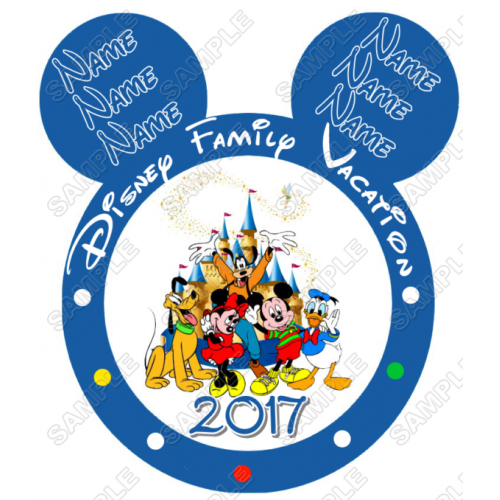  Disney World Vacation  Custom Personalized  T Shirt Iron on Transfer Decal ~#49 by www.topironons.com