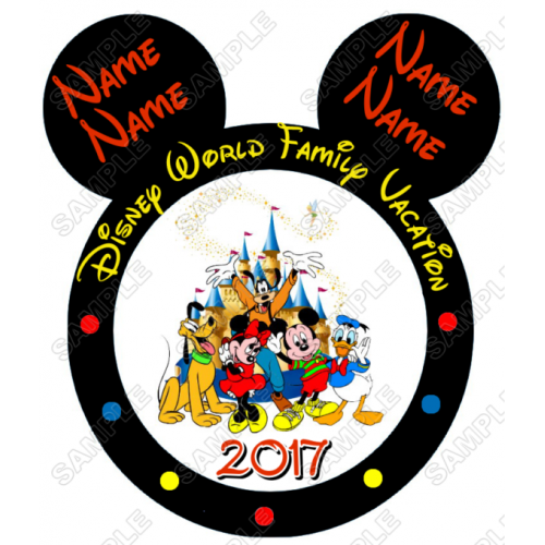  Disney World Vacation  Custom Personalized  T Shirt Iron on Transfer Decal ~#51 by www.topironons.com