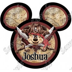 Disney World Vacation Pirate Custom Personalized  T Shirt Iron on Transfer Decal ~#88