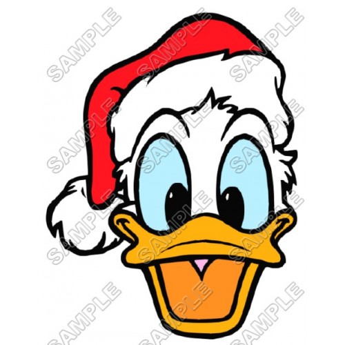  Donald  Duck  Santa Christmas  T Shirt Iron on Transfer  Decal ~#51 by www.topironons.com