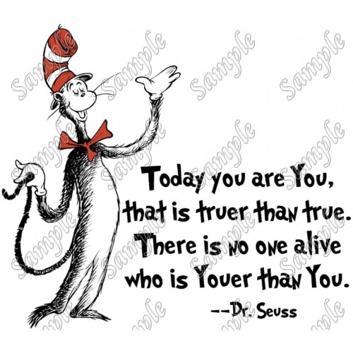  Dr. Seuss Quote T Shirt Iron on Transfer Decal ~#93 by www.topironons.com