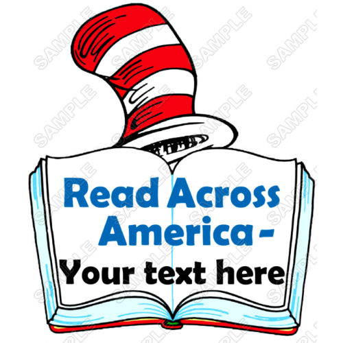  Dr. Seuss Read Across America Personalized Shirt Iron on Transfer Decal ~#5 by www.topironons.com