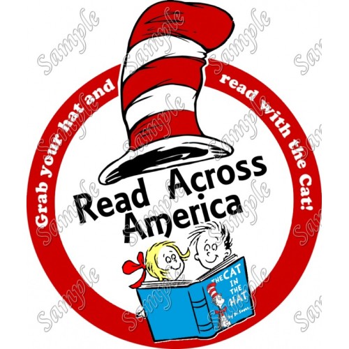  Dr. Seuss Read Across America T Shirt Iron on Transfer Decal ~#84 by www.topironons.com