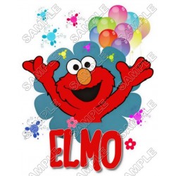 Elmo Birthday  T Shirt Iron on Transfer Decal ~#5