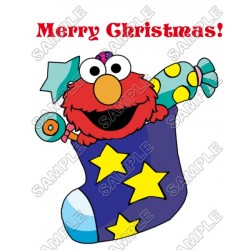 Elmo  Christmas T Shirt Iron on Transfer Decal ~#72