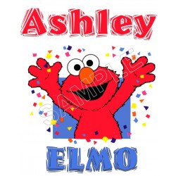 Elmo  Personalized  Custom  T Shirt Iron on Transfer Decal ~#73