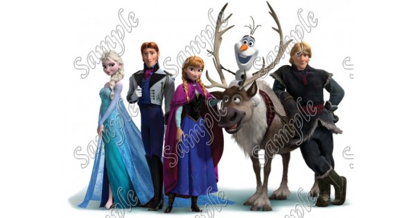 Frozen Anna Elsa Olaf T Shirt Iron on Transfer Decal ~#17