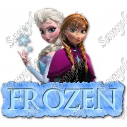 Frozen Anna Elsa T Shirt Iron on Transfer Decal ~#16