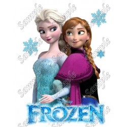 Frozen Anna Elsa T Shirt Iron on Transfer Decal ~#18