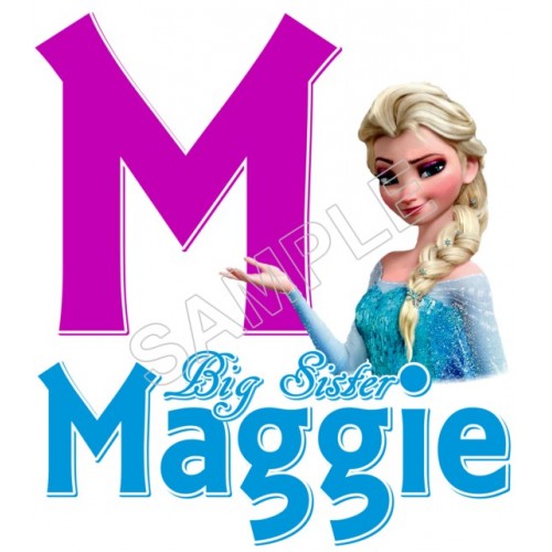  Frozen Elsa Personalized Birthday Iron on Transfer Decal ~#906 by www.topironons.com