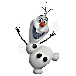Frozen Olaf  T Shirt Iron on Transfer Decal ~#9