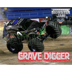 GRAVE DIGGER Monster Jam T Shirt Iron on Transfer  Decal  ~#5