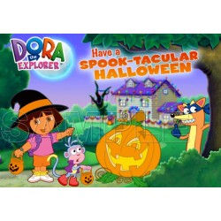 Halloween Dora  T Shirt Iron on Transfer  Decal  ~#20