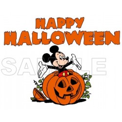 Halloween Mickey Mouse T Shirt Iron on Transfer Decal ~#6