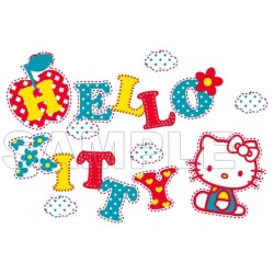 Hello Kitty Christmas T Shirt Iron on Transfer Decal #9