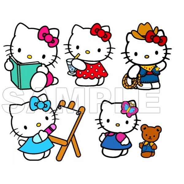 Hello Kitty Decal T-shirt Sticker Breast, T-shirt, love, white