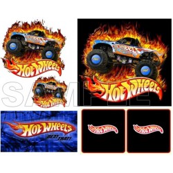 Hot Wheels  T Shirt Iron on Transfer Decal ~#2