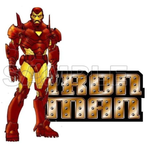 Iron Man  T Shirt Iron on Transfer Decal ~#3