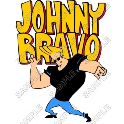 Johnny Bravo  T Shirt Iron on Transfer Decal ~#1