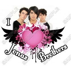 Jonas Brothers T Shirt  Iron on Transfer Decal  ~#1