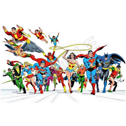 Justice League Super Heroes  T Shirt Iron on Transfer Decal ~#8 by www.topironons.com
