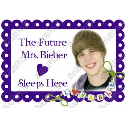 Justin Bieber Pillowcase  Iron on Transfer Decal ~#17