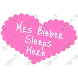 Justin Bieber Pillowcase  Iron on Transfer Decal ~#18