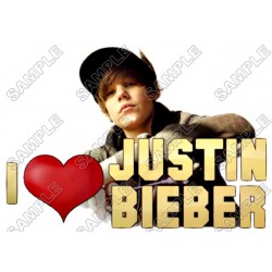 Justin Bieber T Shirt  Iron on Transfer Decal  ~#11