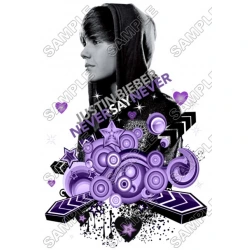 Justin Bieber T Shirt  Iron on Transfer Decal  ~#12