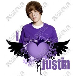 Justin Bieber T Shirt  Iron on Transfer Decal ~#6