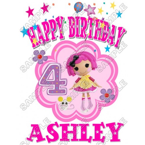  Lalaloopsy Birthday Personalized Custom T Shirt Iron on Transfer Decal ~#2 by www.topironons.com