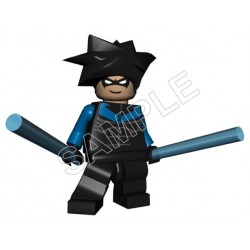 Lego Game Batman Night Wing  T Shirt Iron on Transfer  Decal  ~#9