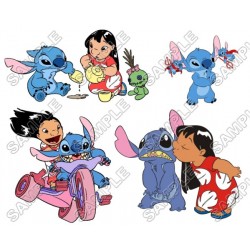 Lilo & Stitch T Shirt Iron on Transfer Decal ~#15