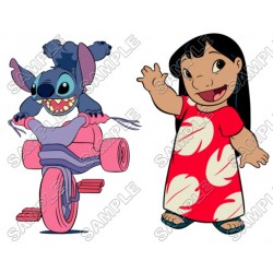 Lilo & Stitch T Shirt Iron on Transfer Decal ~#16