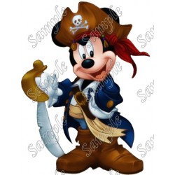 Mickey Mouse Pirate  T Shirt Iron on Transfer Decal ~#48