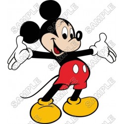 Mickey Mouse T Shirt Iron on Transfer Decal ~#19