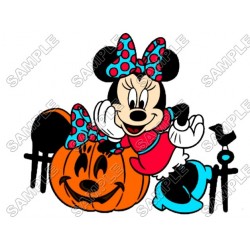 Minnie Mouse Halloween  T Shirt Iron on Transfer Decal ~#17