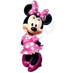 Minnie Mouse Pink  T Shirt Iron on Transfer  Decal  ~#39