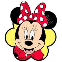 Minnie Mouse Red  Bow  T Shirt Iron on Transfer  Decal  ~#37