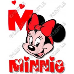 Minnie Mouse  T Shirt Iron on Transfer Decal ~#15